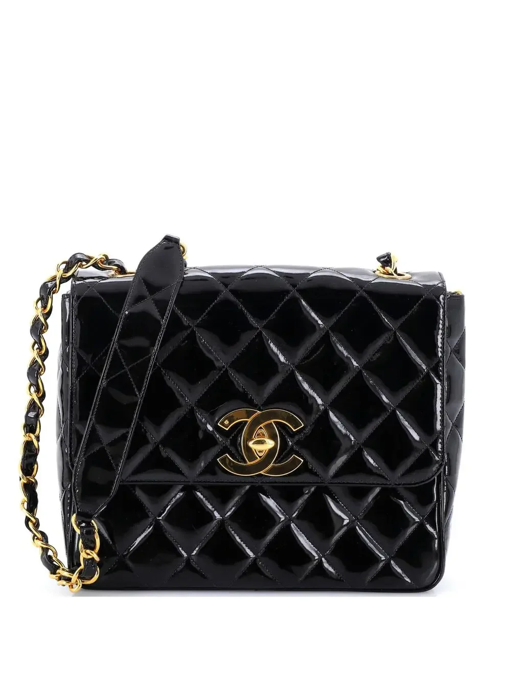 Chanel Vintage Square Cc Flap Bag #259181C29B